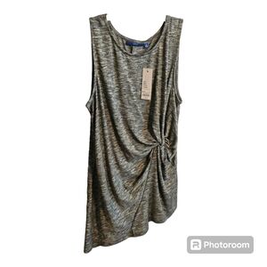 Apt 9 Sleeveless Hankerchief Hem Shirt